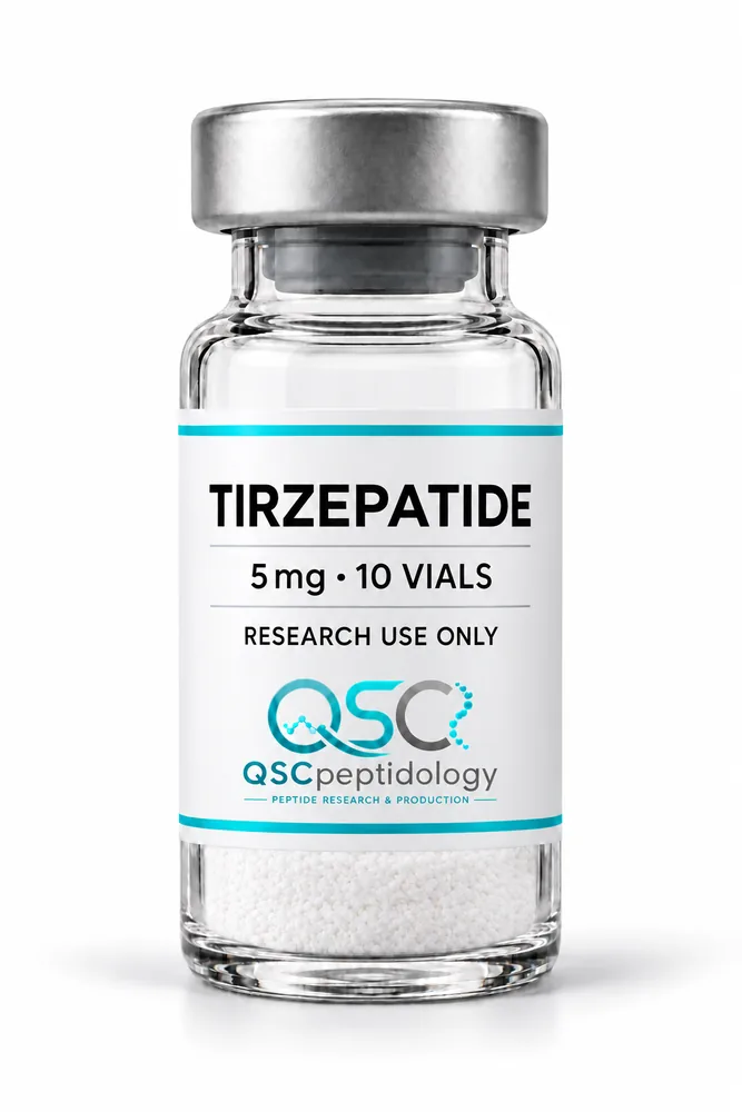 Tirzepatide 5mg (عبوة بها 10 قارورة) QSC Peptidology